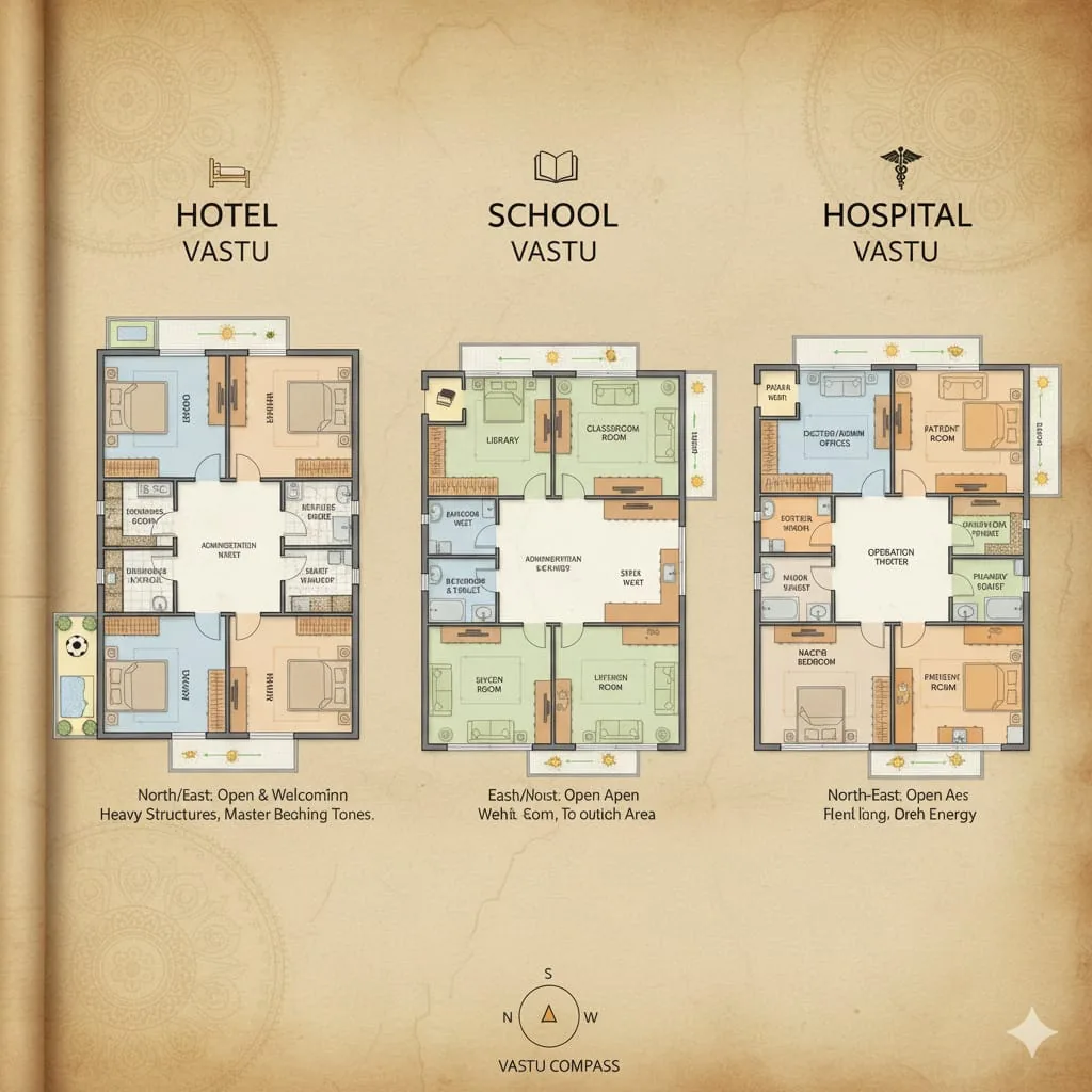 Hotel, School & Hospital Vastu